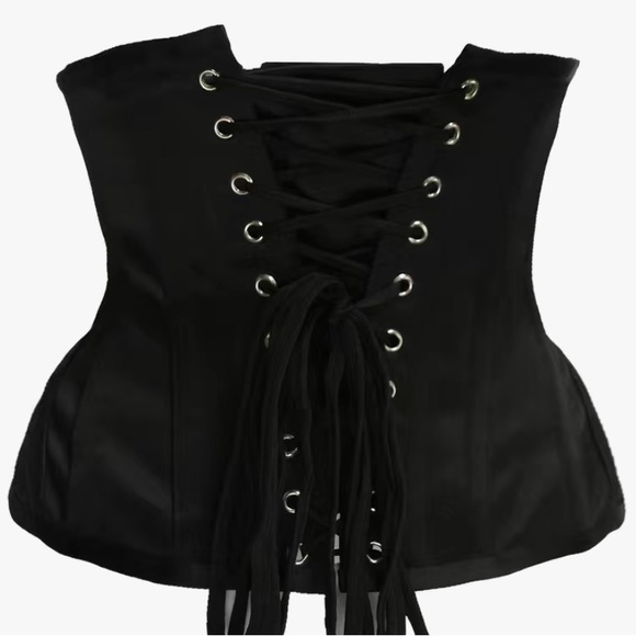 Under Bust Corset. Good Quality. NWT size L Fits Like M/L Adjustable Lace Back - Picture 3 of 9